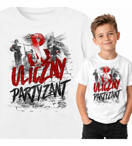 koszulka dziecięca  Patriotyczna ULICZNY PARTYZANT